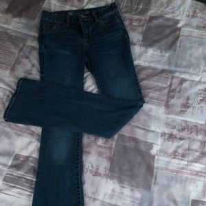 Size 3 dark denim flared jeans